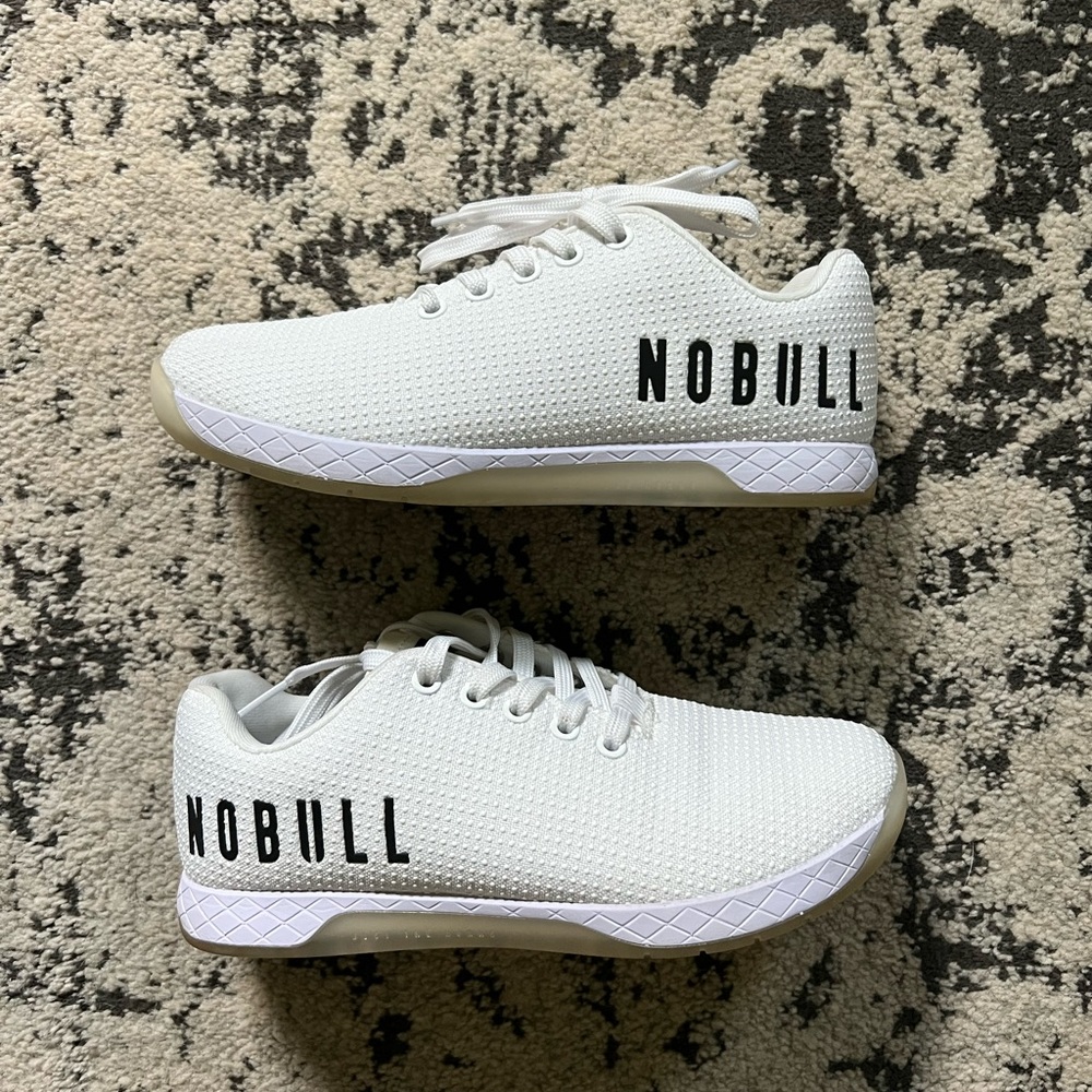 Nobull Project white CrossFit trainers